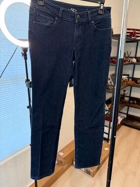 LOFT Women's Dark Indigo Skinny Jeans